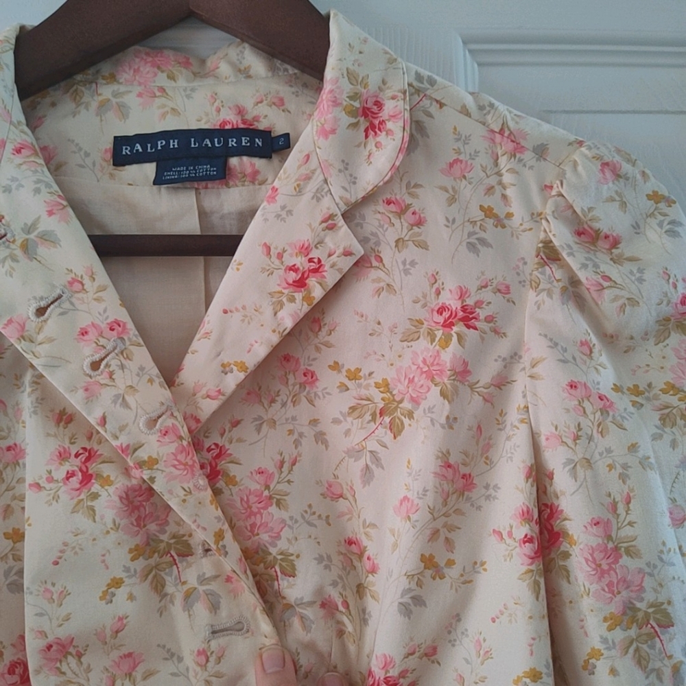 Ralph Lauren flower print jacket